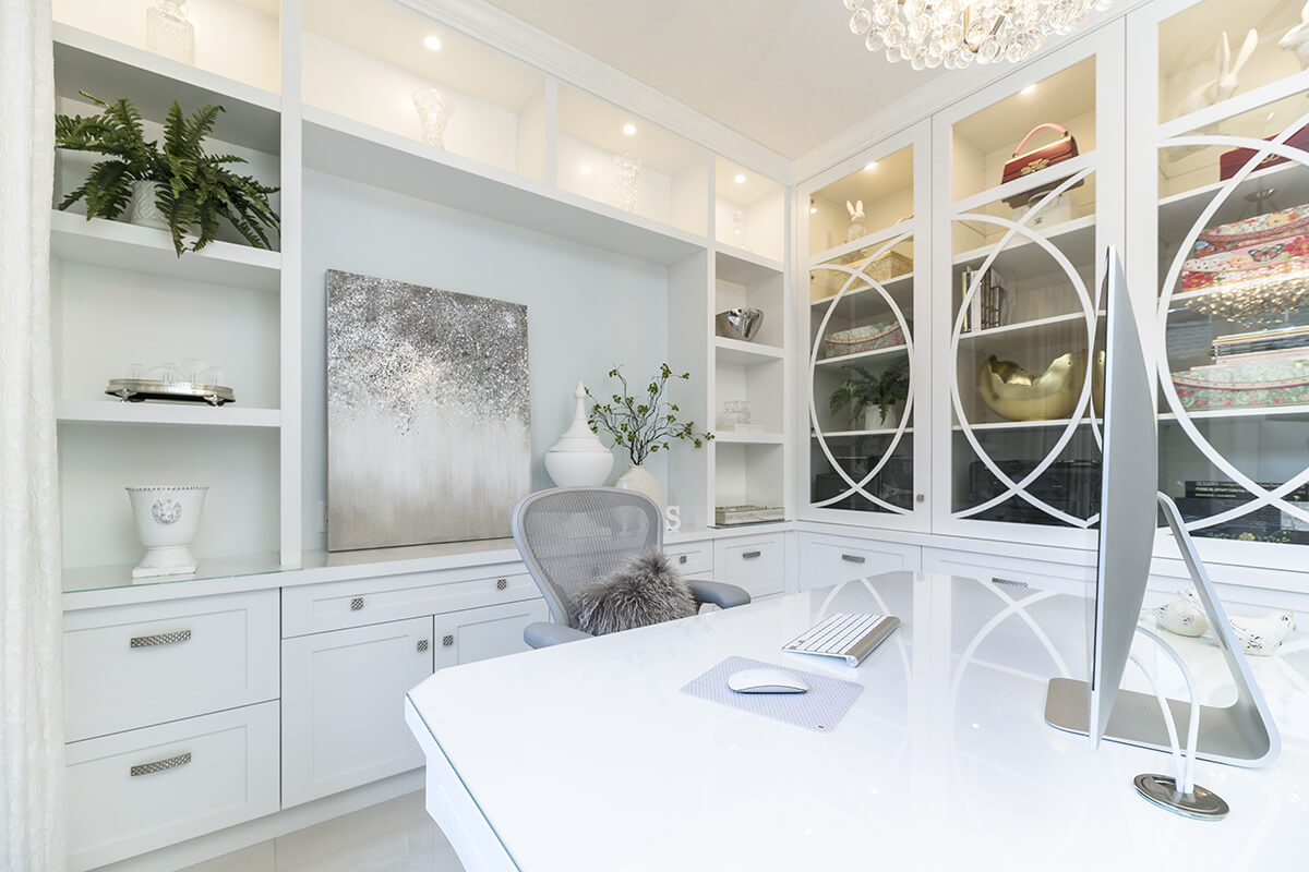 Bright modern home office