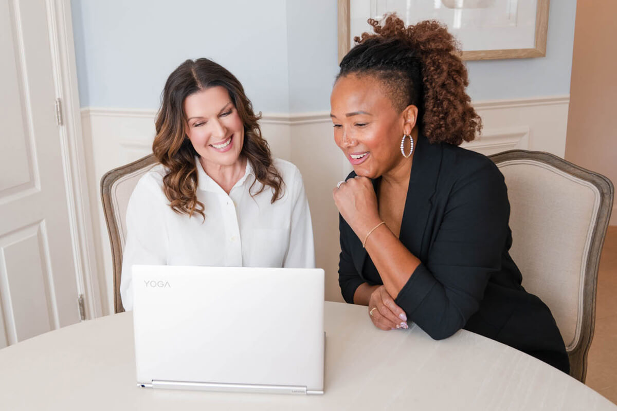 Client working with a Professional Organizer
